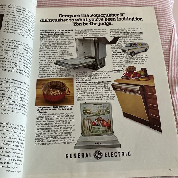 Vintage July/August 1976 Edition Architectural Digest Magazine - Picture 5 of 12